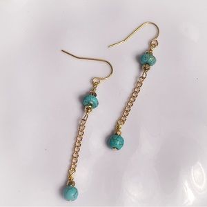 17. Turquoise Dangle Earrings